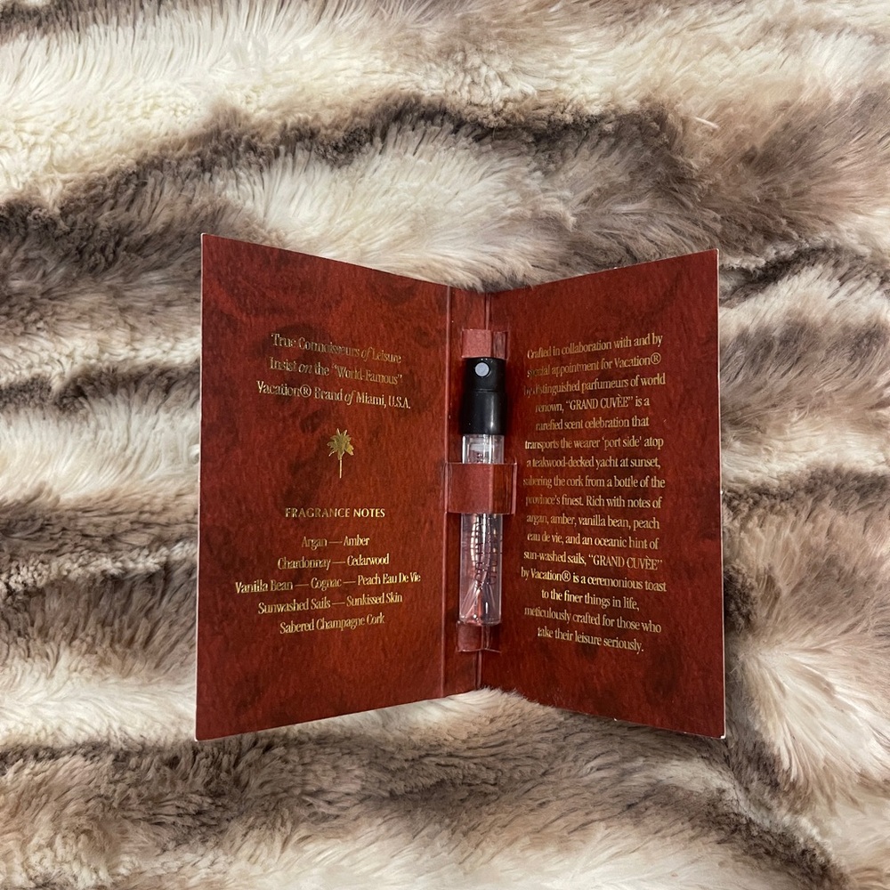 Vacation Grand Cuvee Eau de Toilette Perfume Fragrance Sample Vial NEW